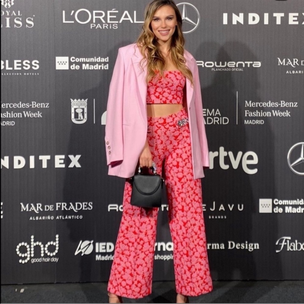 ZARA PEBBLE PINK CROP TOP - Picture 8 of 11